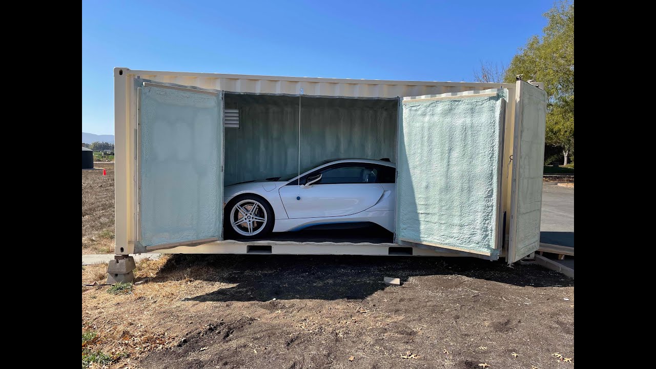 Turn Your 20' Container Into (relatively cheap) Car Storage!