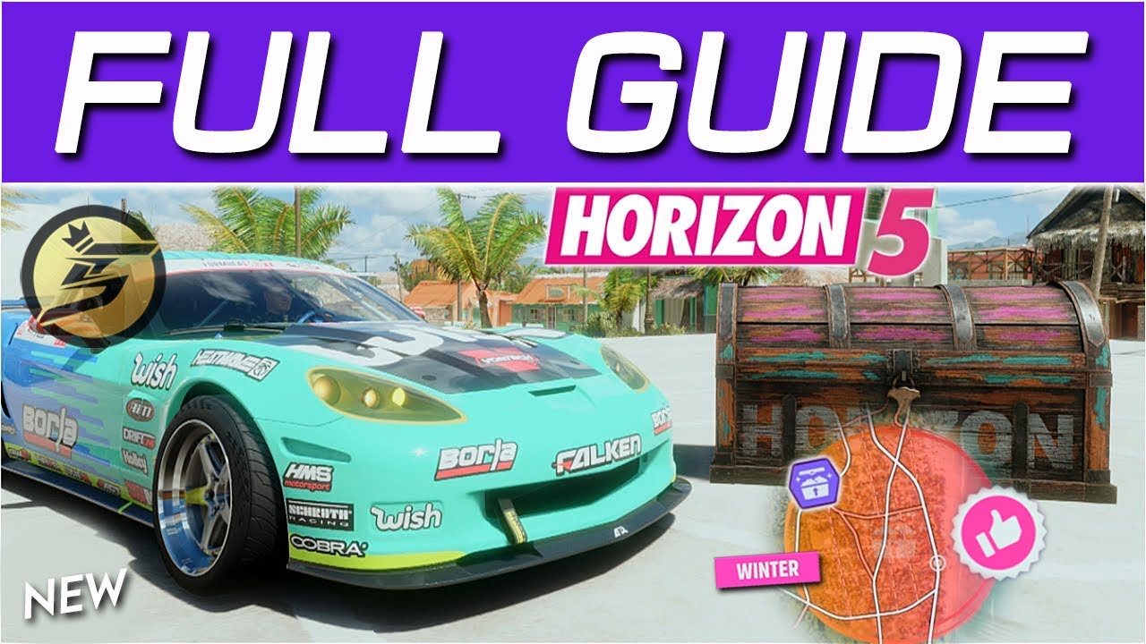 Forza Horizon 5 TREASURE HUNT TRACK DAZE FH5 Treasure Hunt Chest (плейлист Зимнего фестиваля)