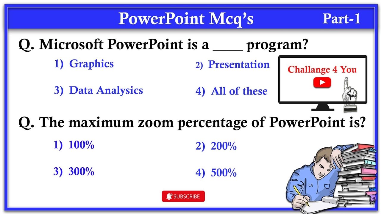 Top 50 MS PowerPoint MCQ Question with Answers| MS Office
