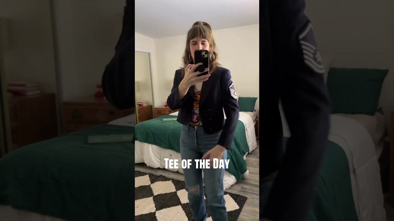 Graphic Tee + Blazer