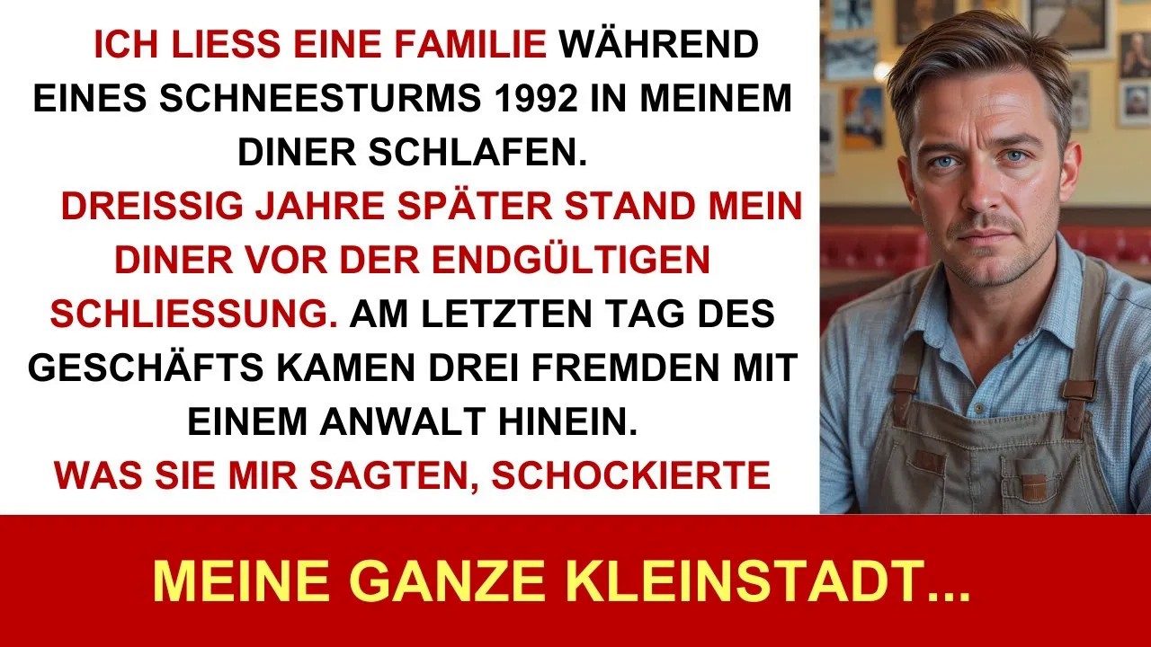 1992 ließ ich sie in meinem Diner schlafen  30 Jahre später kamen sie am letzten Tag zurück