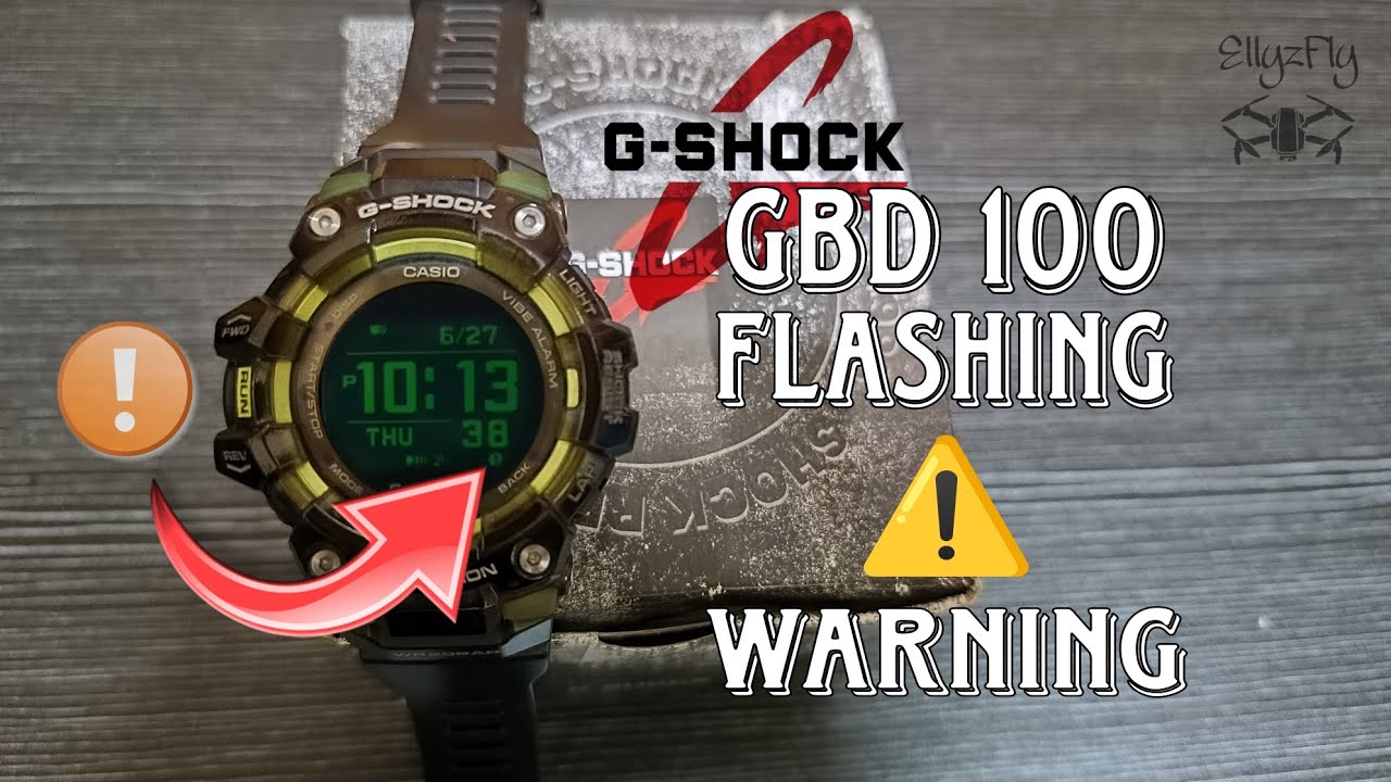 G-Shock GBD-100 Warning ⚠️ Solution / Battery Replacement [Full Tutorial]