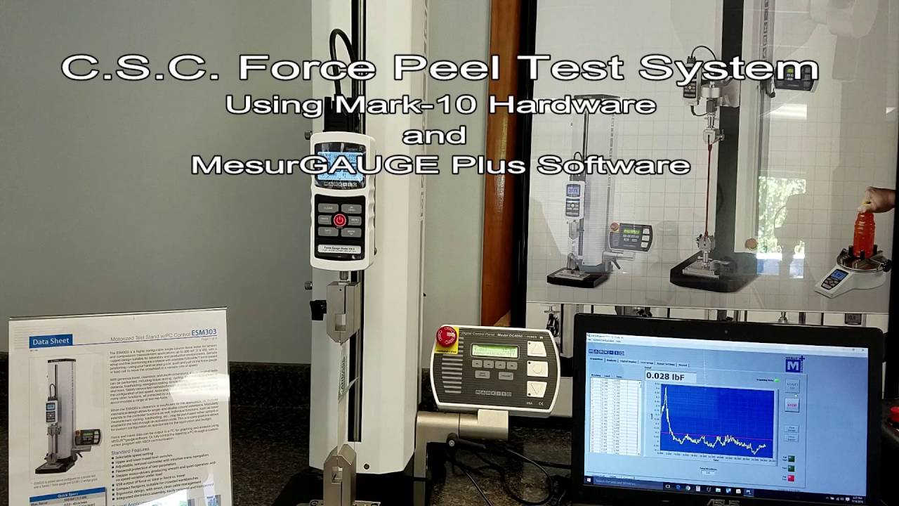 ASTM F88 Peel Test System MesurGAUGE Plus