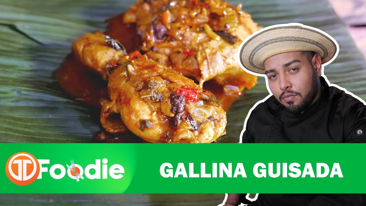 RECETAS CRIOLLAS | GALLINA ACHIOTADA | GALLINA GUISADA