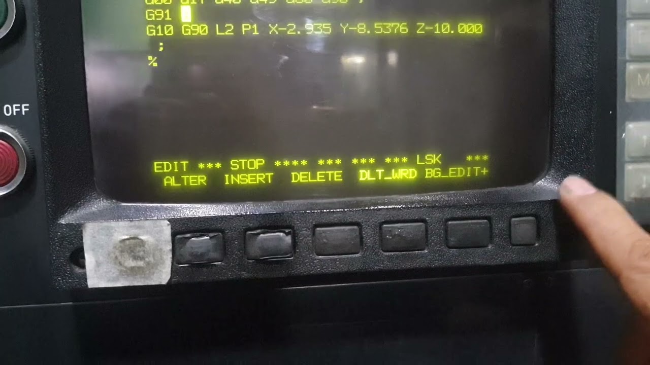 empezamos programacion de centro de maquinado fanuc 11
