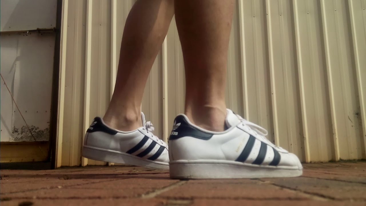 adidas superstar sockless shoeplay