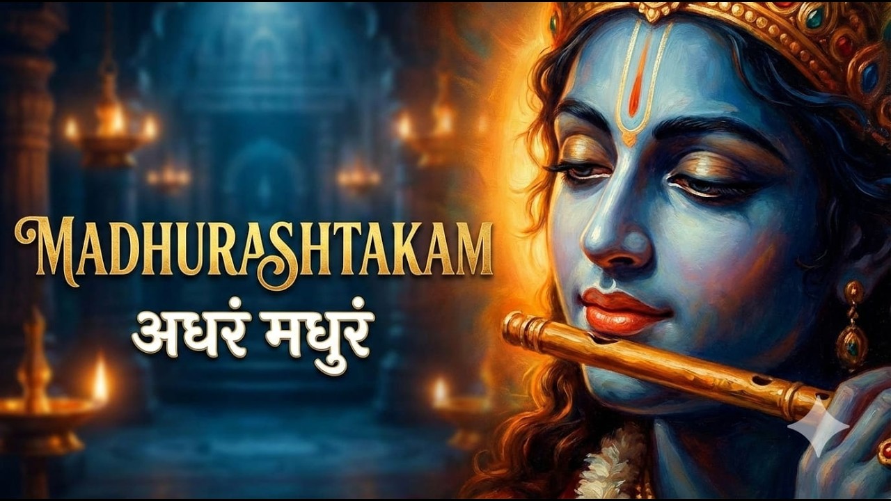 🌸 अधरं मधुरं वदनं मधुरम् | Adharam Madhuram Sundar Bhajan | इतना मधुर  मन हो जाएगा भाव-विभोर 💛