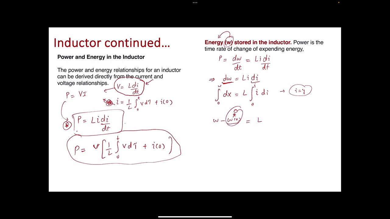 Lecture_1B: Review of Basic Circuit Elements (Inductor and Capacitor, and VI relations)