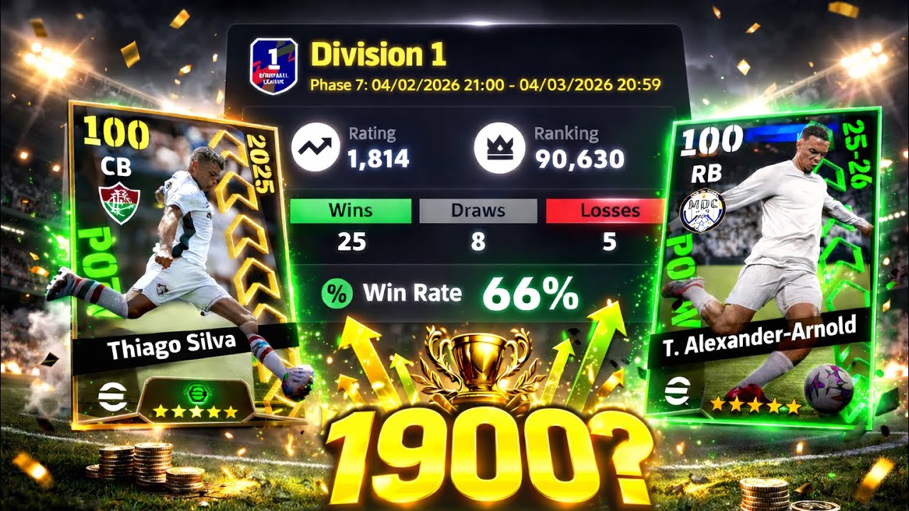Can I Survive In Division 1 With Only POTW? | eFootball Mobile 2026