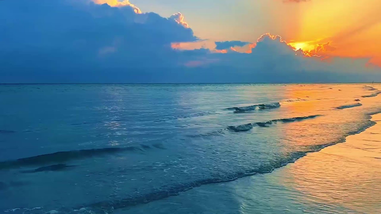 ASMR Tropical Shoreline | Relaxing Water Sounds for Meditation, Sleep & Stress Reduction