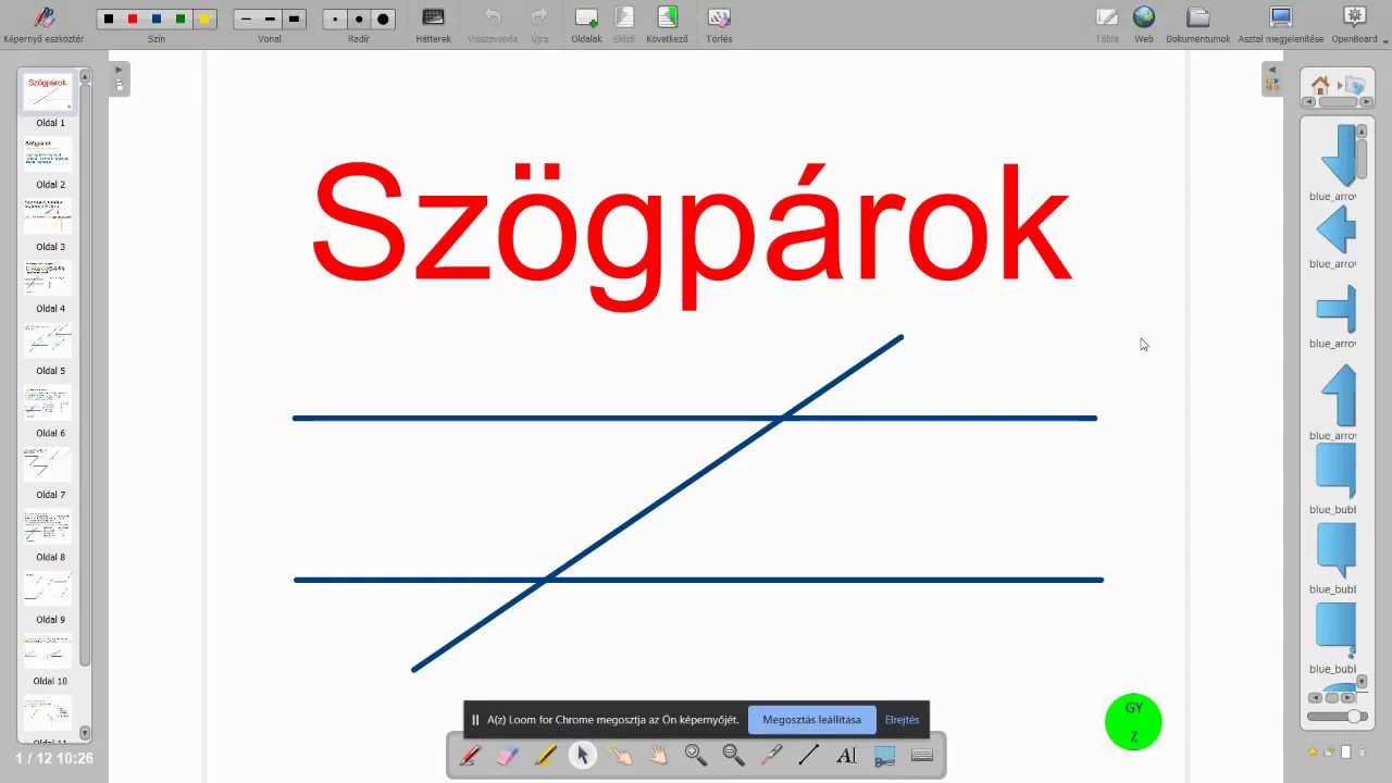 Szögpárok