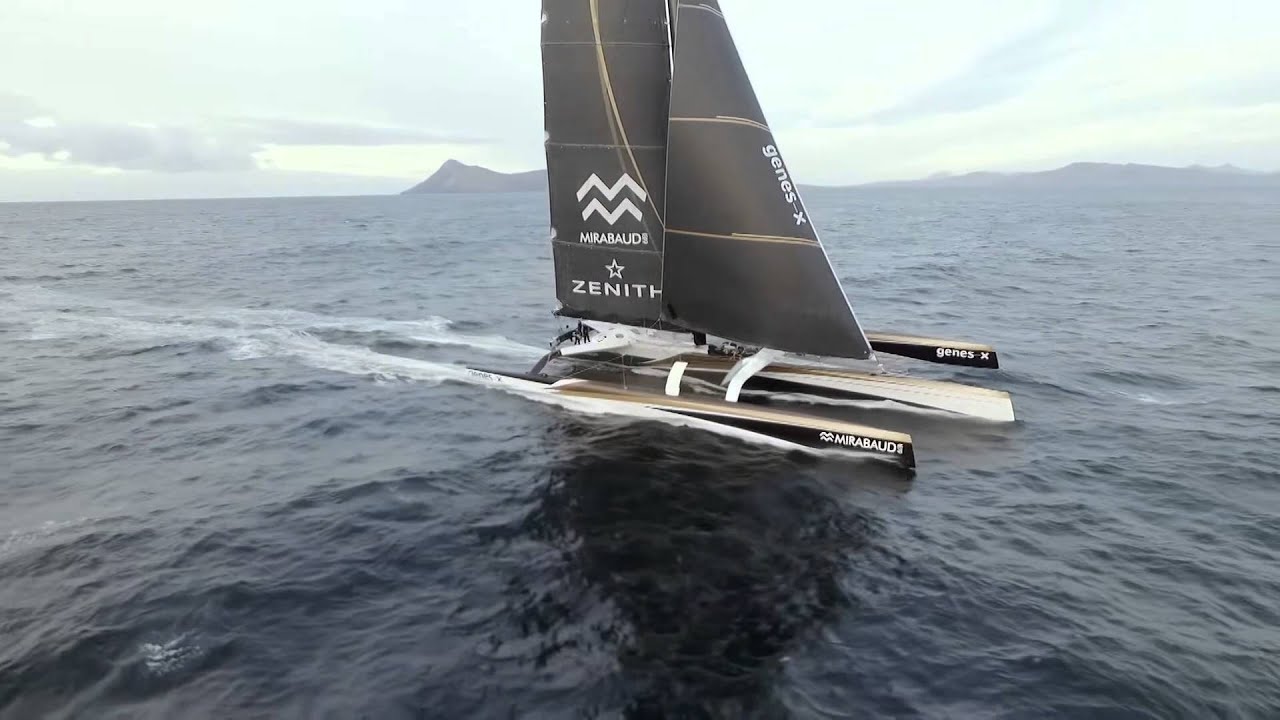 Jules Verne Trophy: Spindrift 2 crossing the Cape Horn (drone footages)