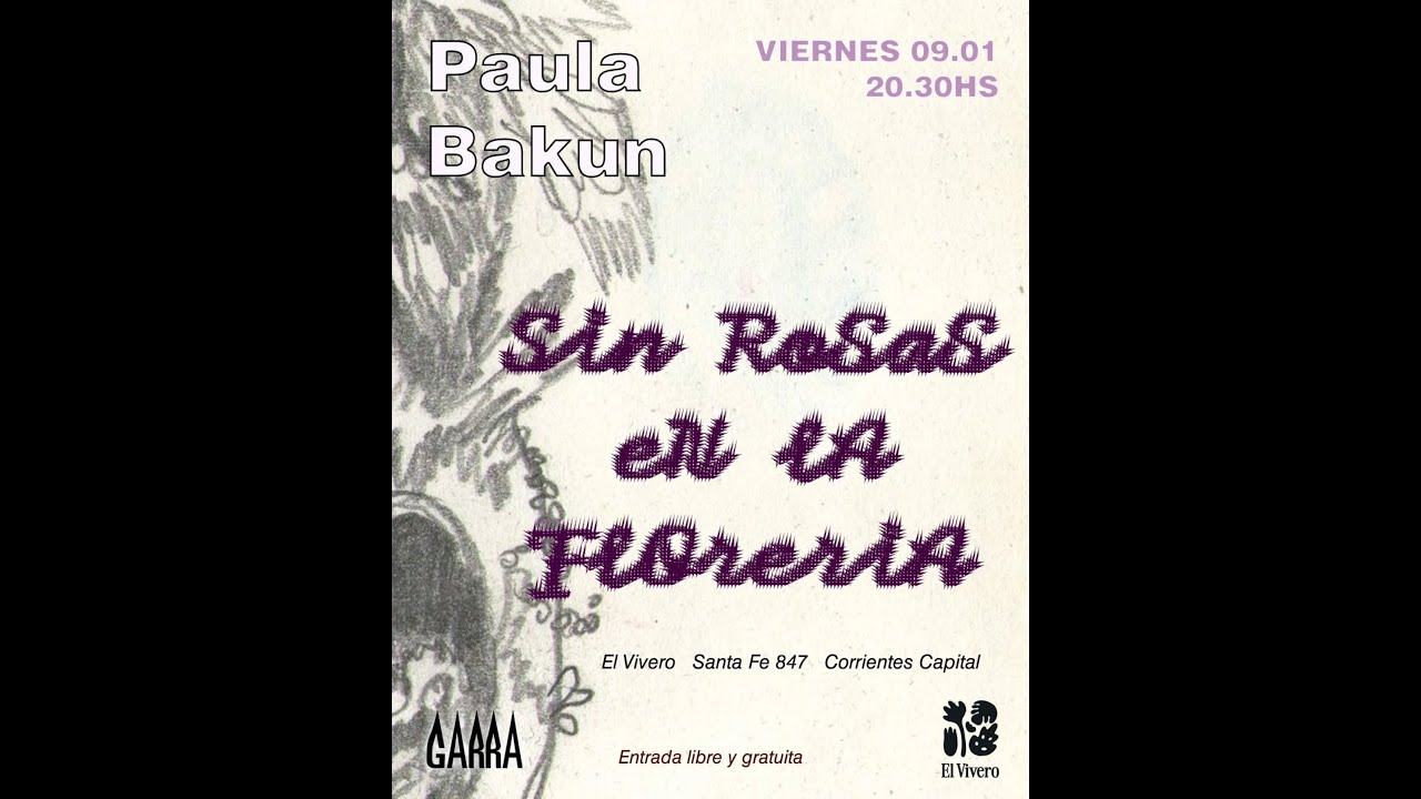 Sin rosas en la florería de Paula Bakun.