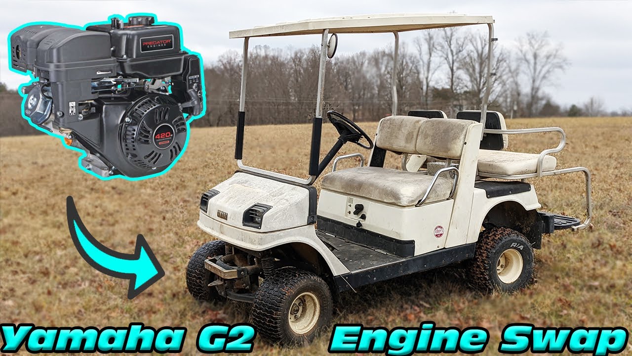 Yamaha G2 Golf Cart 420cc Engine Swap