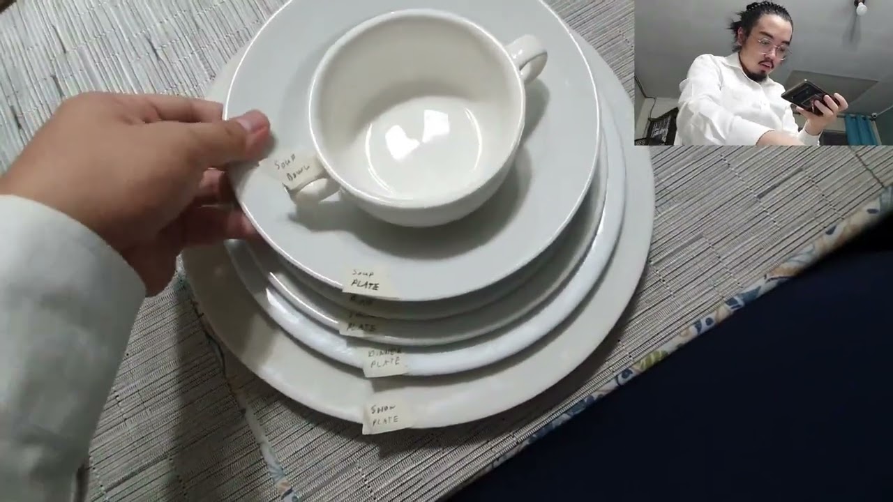 Different Glassware, Chinaware, Flatware, Dinnerware Familiarization