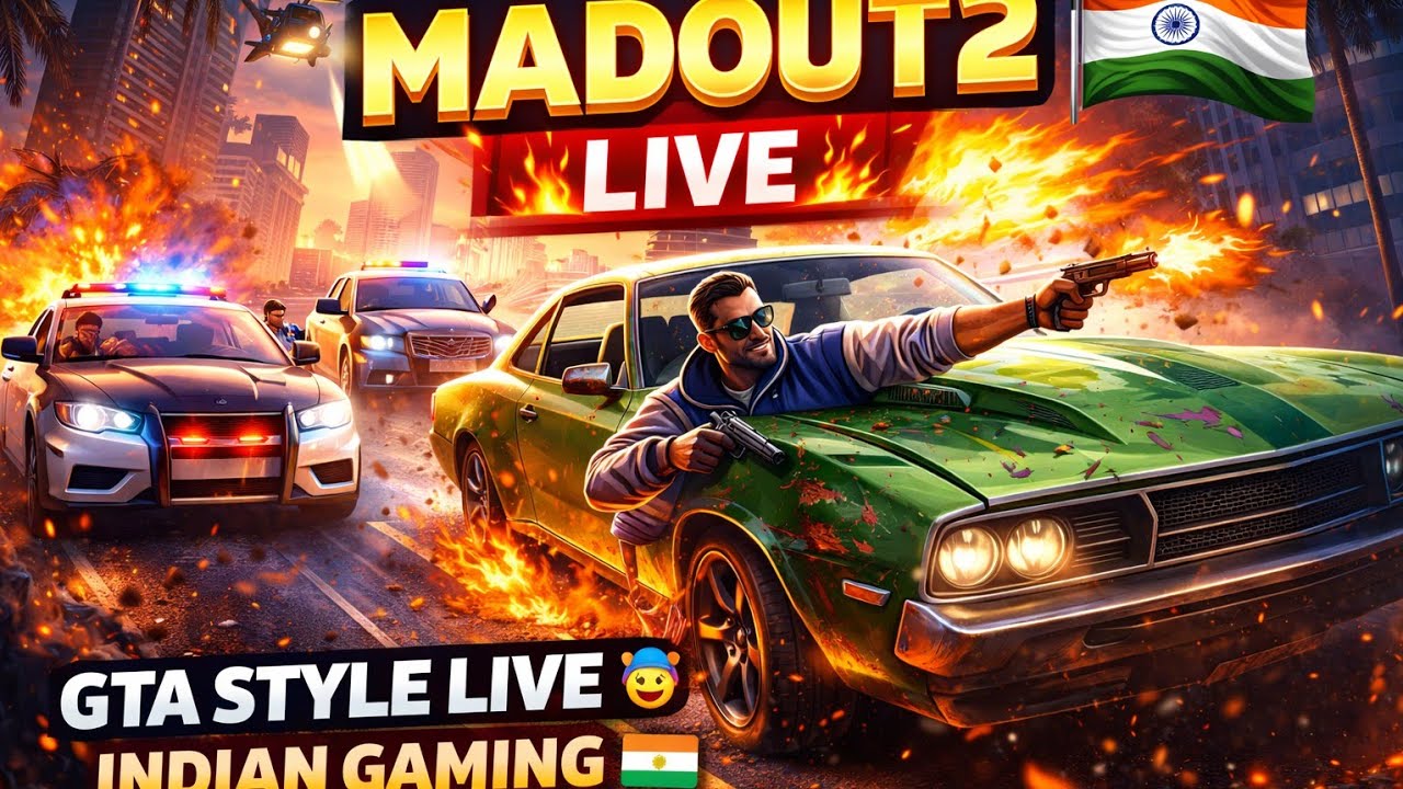 MadOut2 BigCityOnline LIVE 😱 GTA Style Indian Gameplay