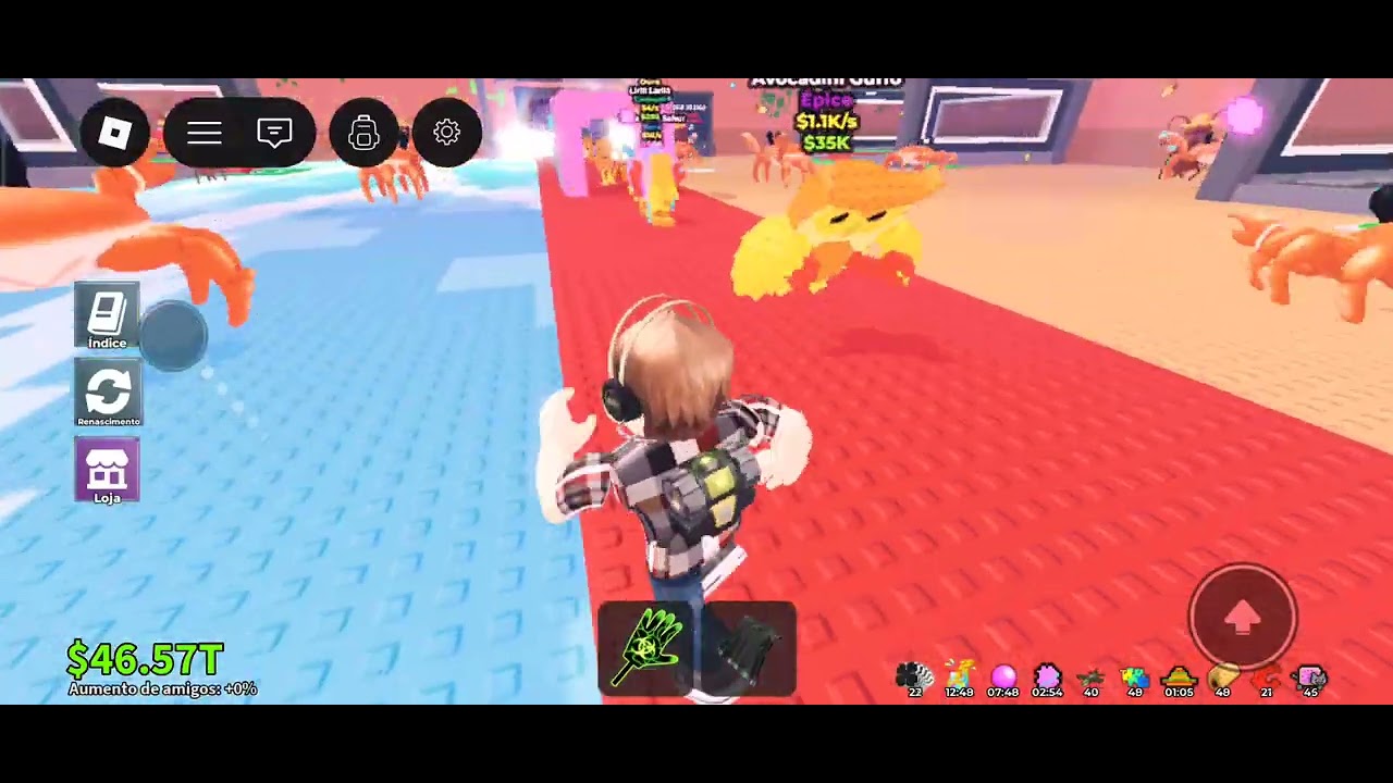 Depois hora de gravar eu ganhei dois novos kkk#roubeumbrainrot #eventos #roblox #edit 
