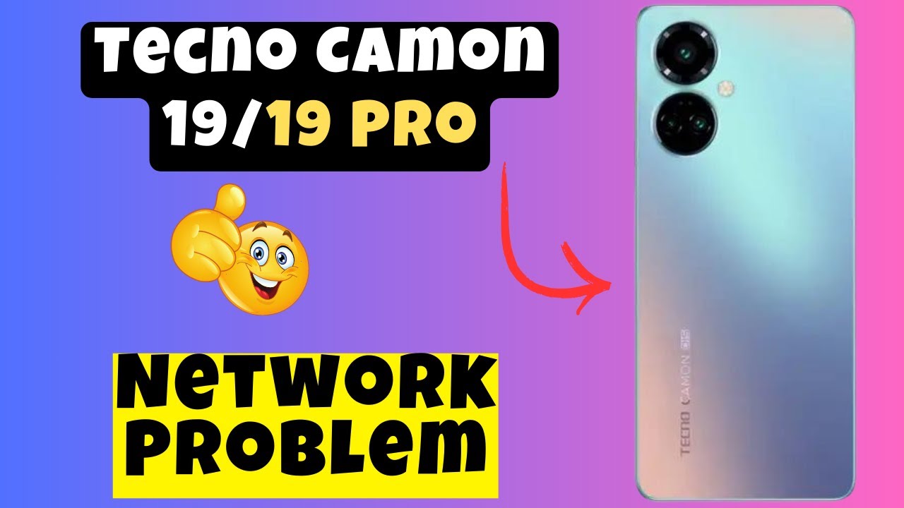 Network Problem Tecno Camon 19/19 Pro || How to solve the problem of network || Network settings