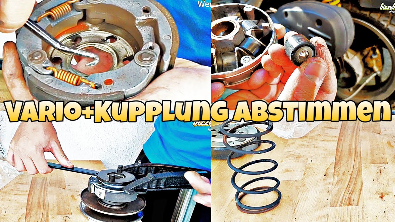🔴 Vario und Kupplung ABSTIMMEN von A bis Z - Wann Gewichte, Kupplungsfedern+Gegendruckfeder ändern?