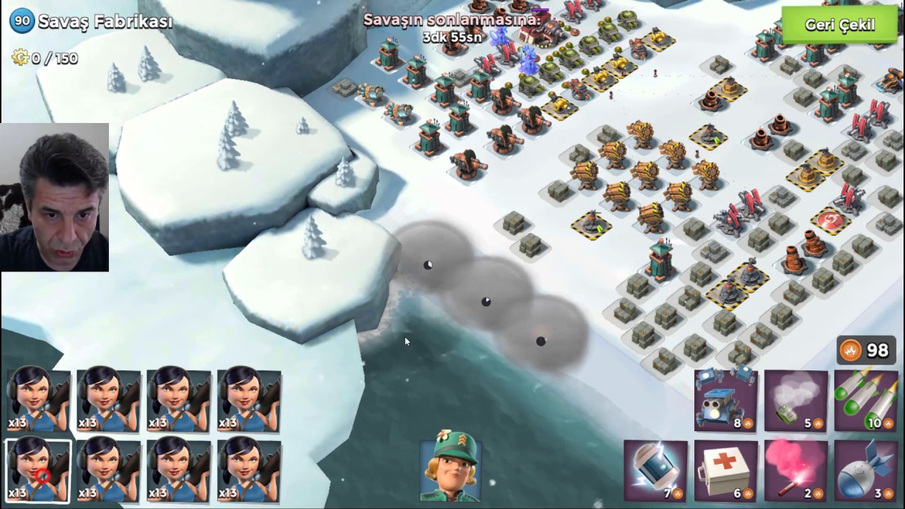 Albay GearHeart Savaş Fabrikası Solo Boom Beach T&uuml;rk&ccedil;e 08.06.2017
