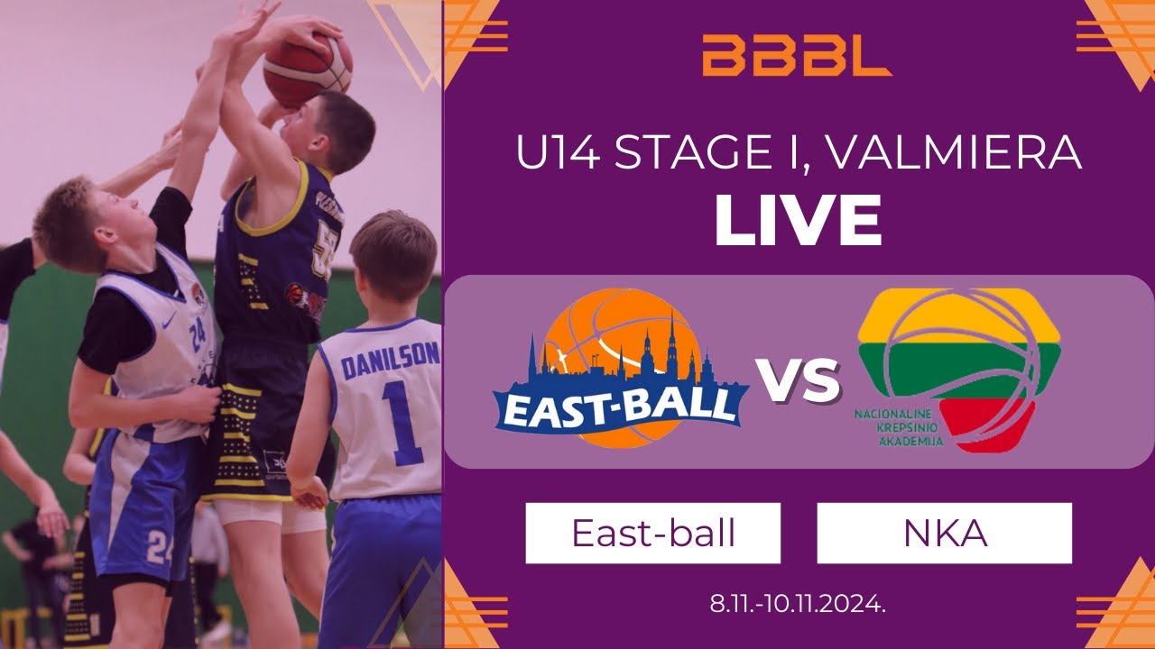 East-Ball 2011 vs NKA 2011 | BBBL Boys U14