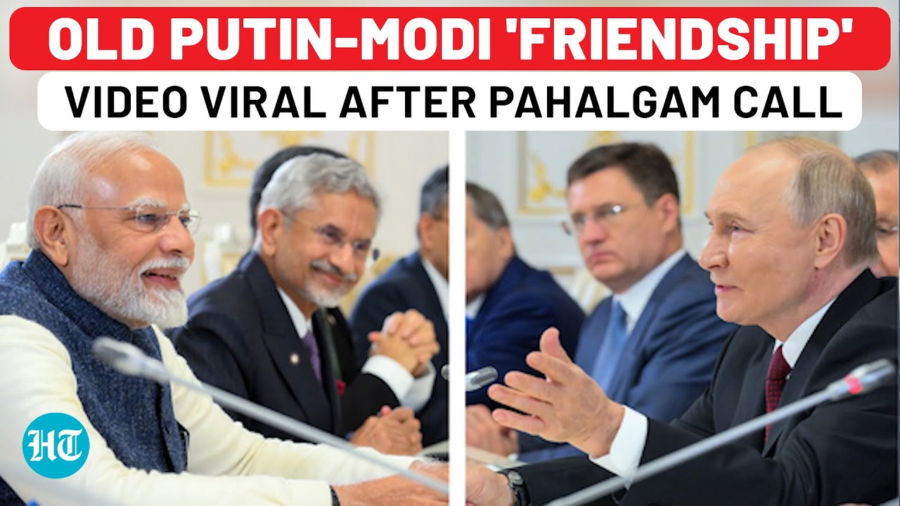 Old PM Modi-Putin Video Goes Viral After Russia Snubs Desperate Pakistan| Pahalgam| India
