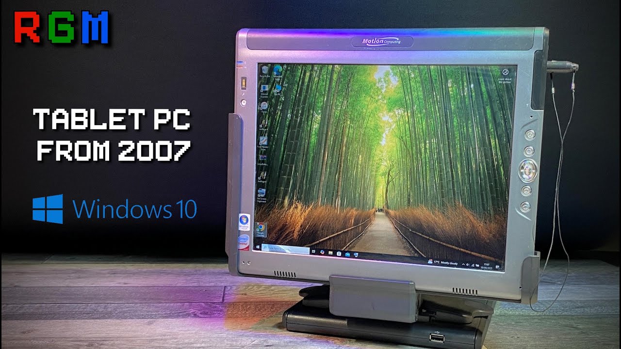 Планшетный компьютер Motion Computing LE1700 2007 года с большим количеством гаджетов и приспособ...