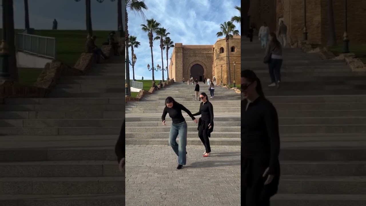 Two Moroccan women shine with pure football skills 🇲🇦⚽️✨ 