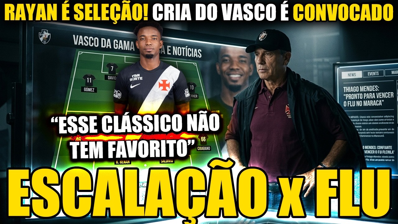 VAI MUDAR DE NOVO! THIAGO VOLTA AO MEIO-CAMPO PARA O CLÁSSICO! | VASCÃO NOTÍCIAS 2ª EDIÇÃO