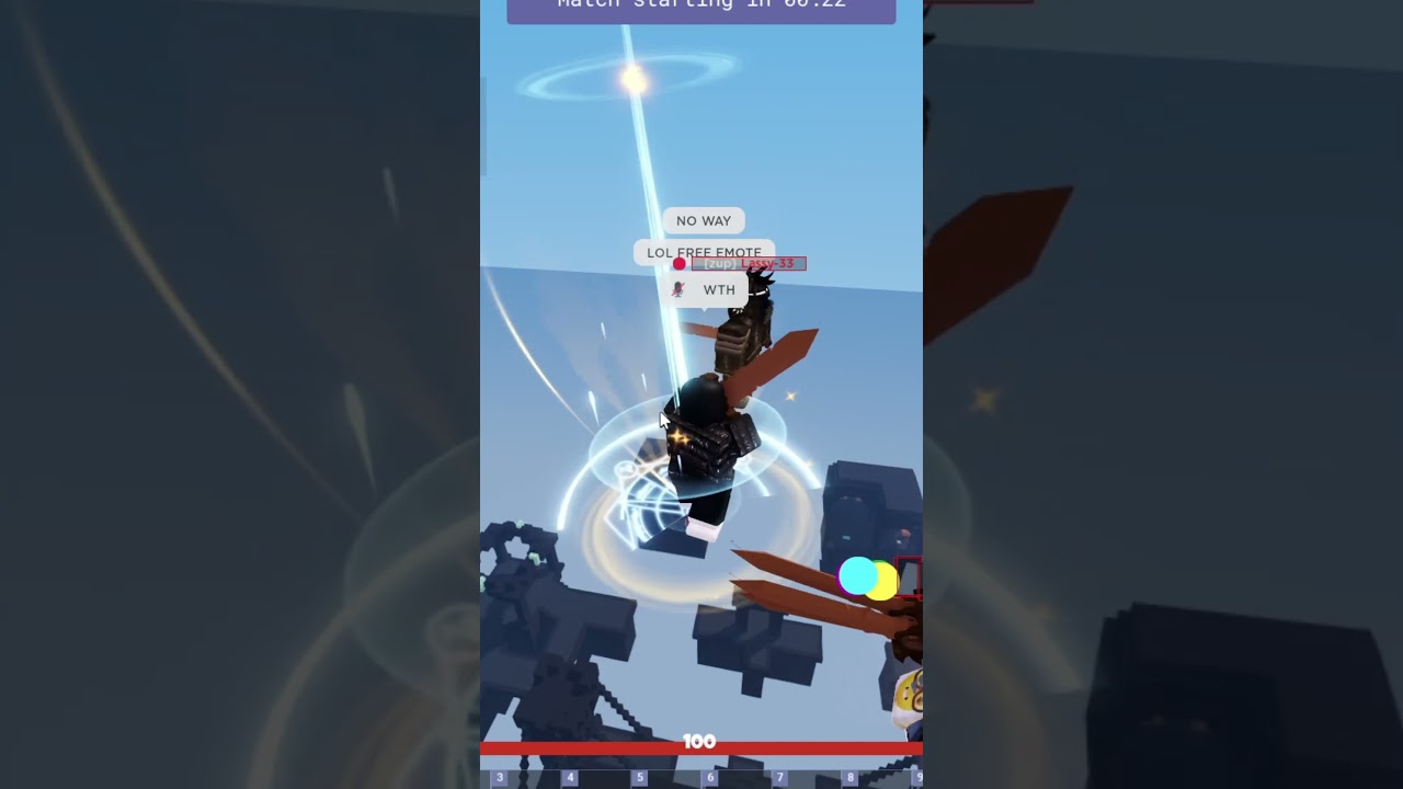 Trolling with the NIGHTMARE Emote (Roblox Bedwars)