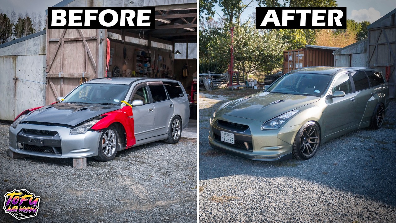 Building a Widebody GTR Wagon in 10 Minutes!