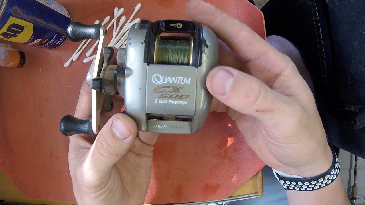 CLEANIG AN OLD MODEL QUANTUM BAITCASTER