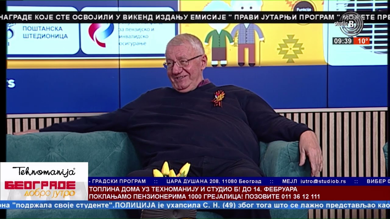 BEOGRADE DOBRO JUTRO -- Prof. dr Vojislav &Scaron;e&scaron;elj
