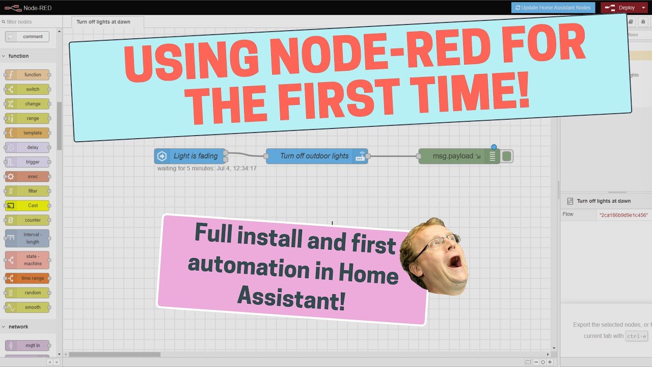 Using Node-Red for the first time!