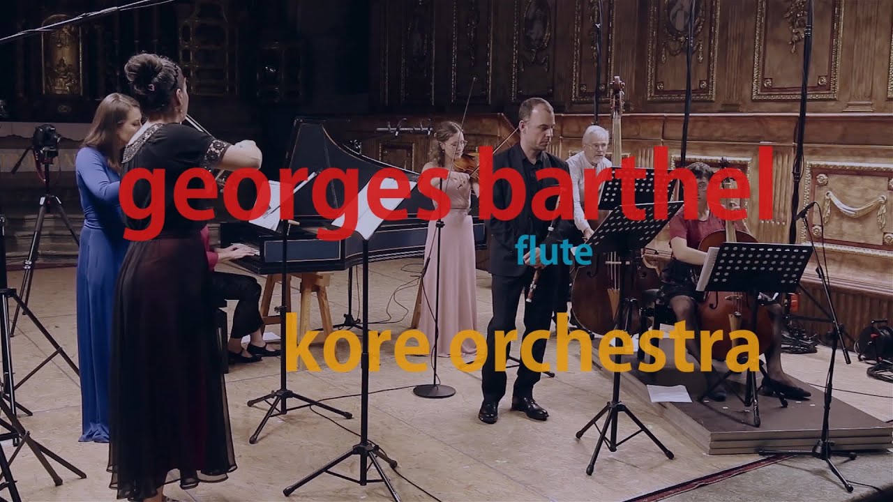 Carl Philipp Emanuel Bach | Flute Concerto in G major, Wq  169 -  Largo| Kore, Georges Barthel