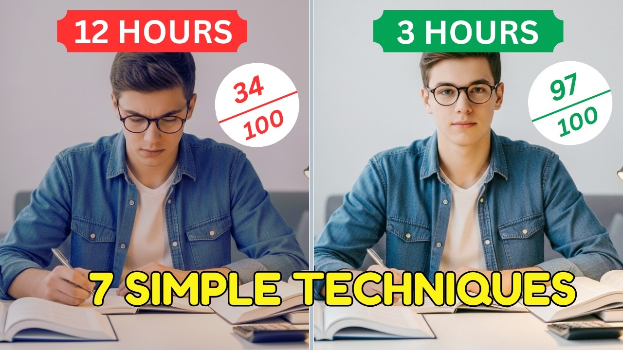 How Toppers Study MORE in LESS Time|7 Simple Techniques