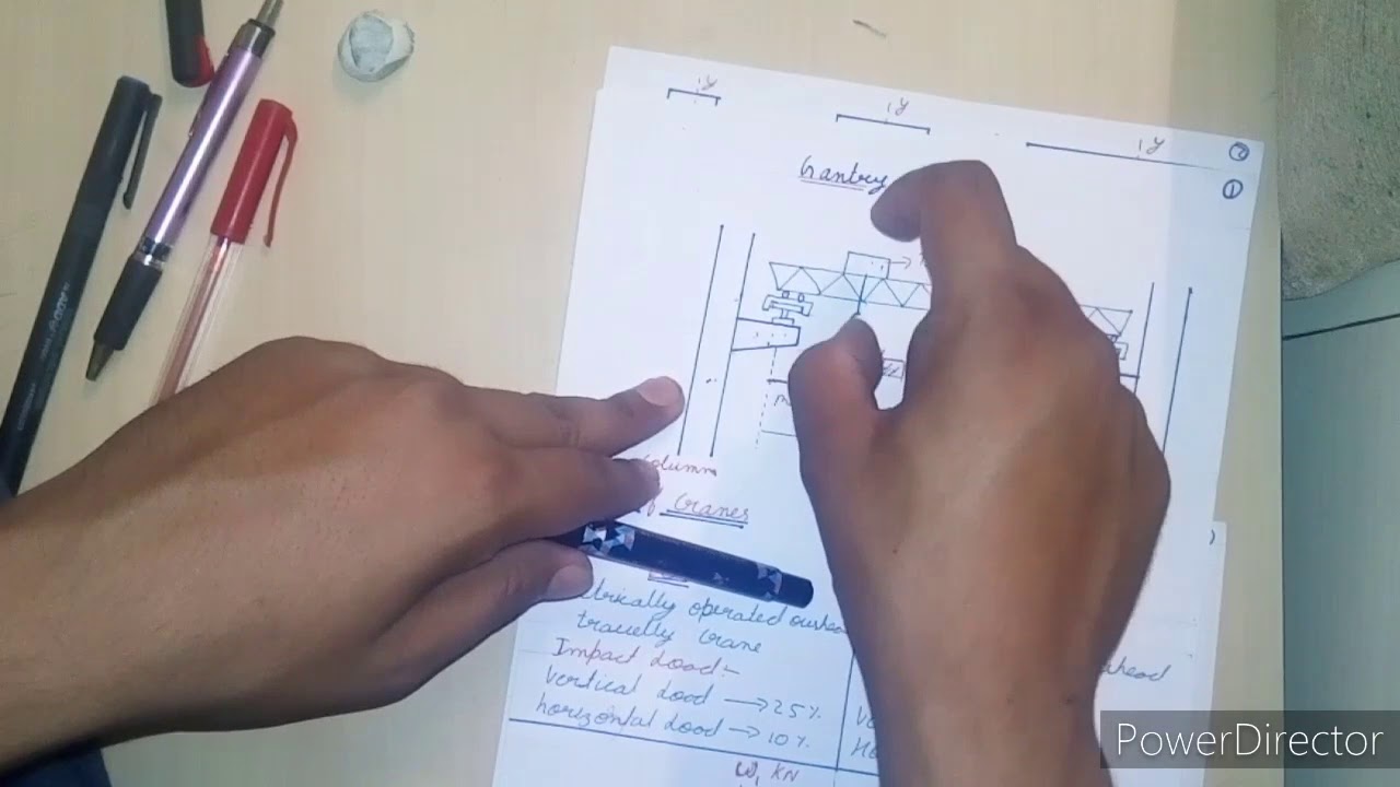 Gantry girder / steel structure design / part 1