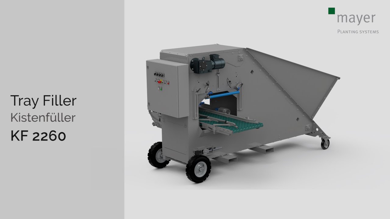 The new Mayer Tray Filler KF 2260 | Der neue Mayer Kistenfüller KF 2260