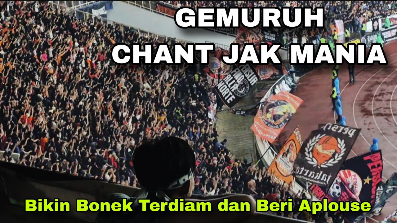Merinding.!! Gemuruh Chant Jak Mania di Stadion GBK buat Bonek beri Aplouse, Persija vs Persebaya