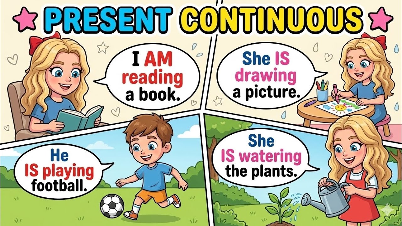 Speak English Every Day 🗣️🇺🇸 | 50 Daily Present Continue Tense Sentences You Must Know 🏠✨
