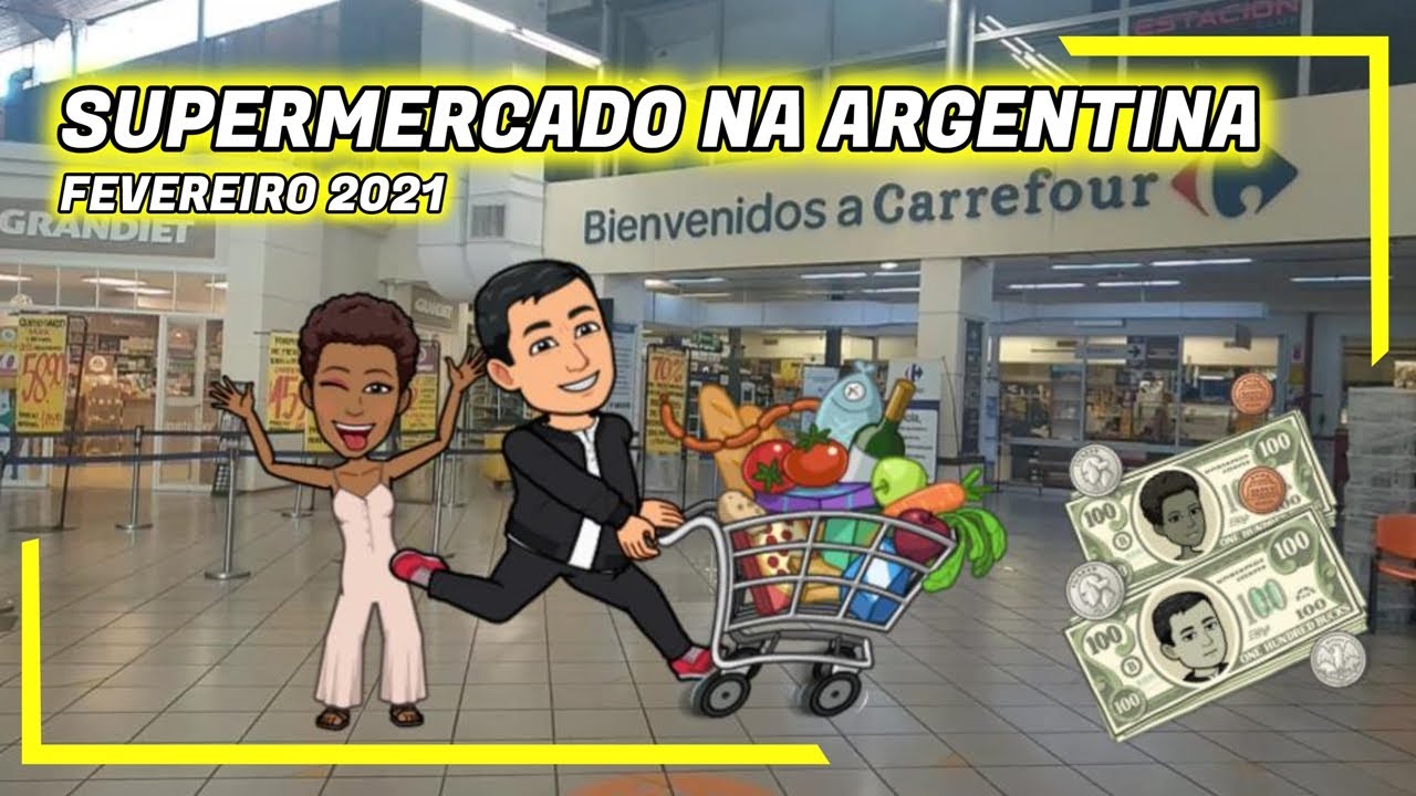 SUPERMERCADO NA ARGENTINA (FEVEREIRO 2021) - Lisos Poraí