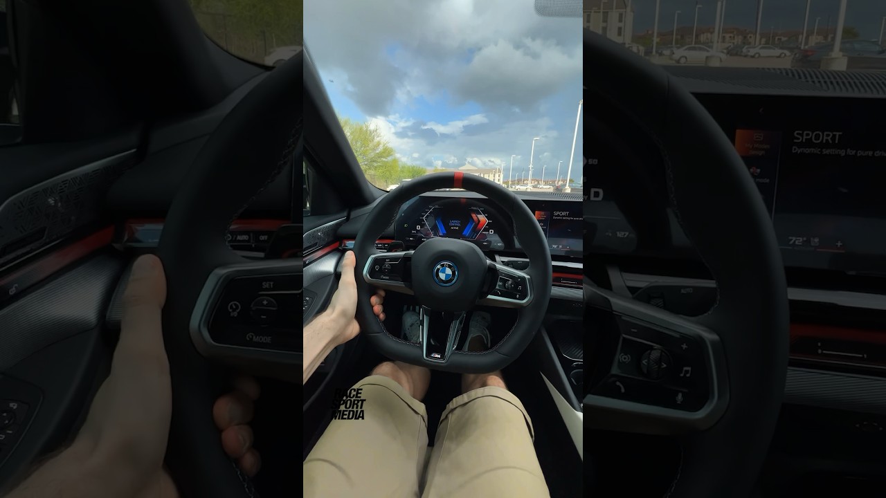 Electric rocket 🚀 2024 BMW i5 M60 Launch Control #i5 #i5m60 #bmwi5