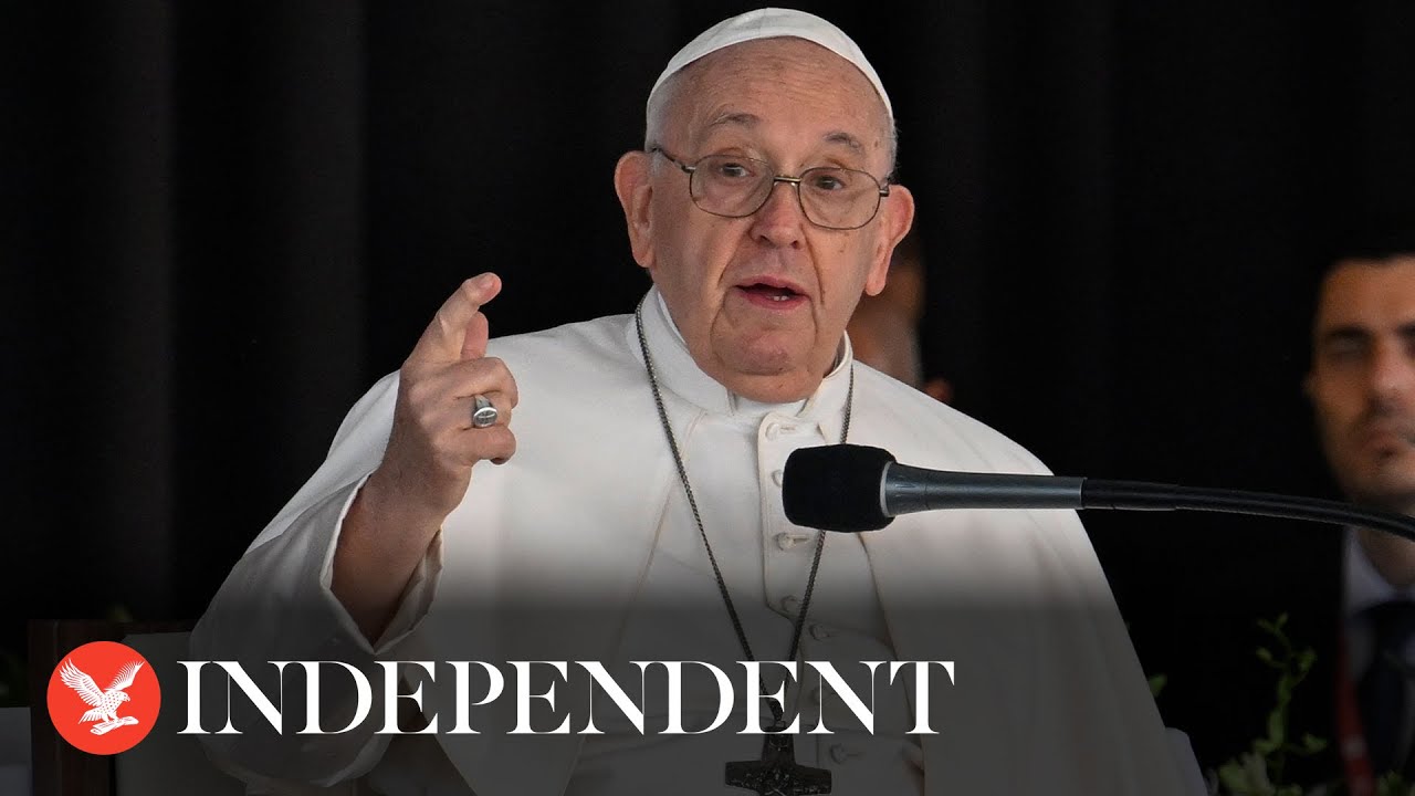 Live: Pope Francis arrives in Marseille before leading prayers at city's Notre Dame de la Garde