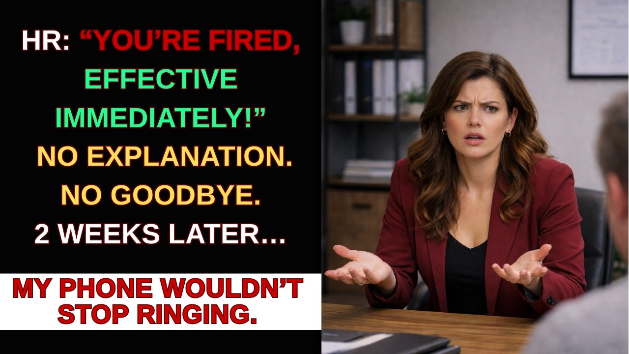 I Outperformed My Boss for Months — Then I Was Fired Without Warning… Two Weeks Later, He Called...