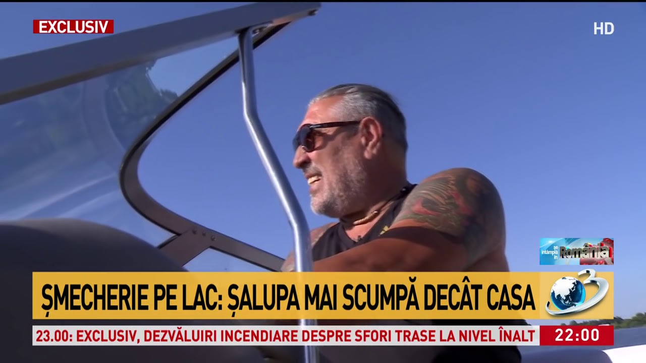 Șmecherie pe lacul milionarilor. Șalupa mai scumpă decât casa