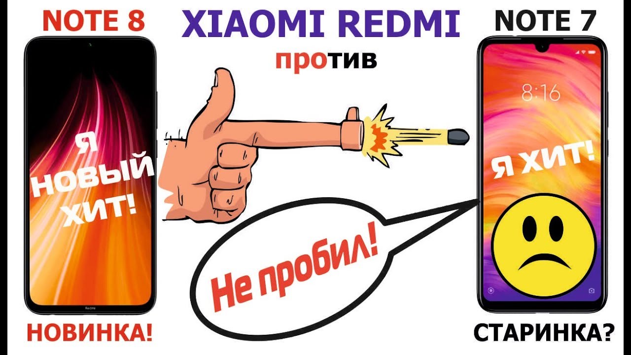 Xiaomi Redmi Note 8 против Redmi Note 7. Сравнение характеристик.