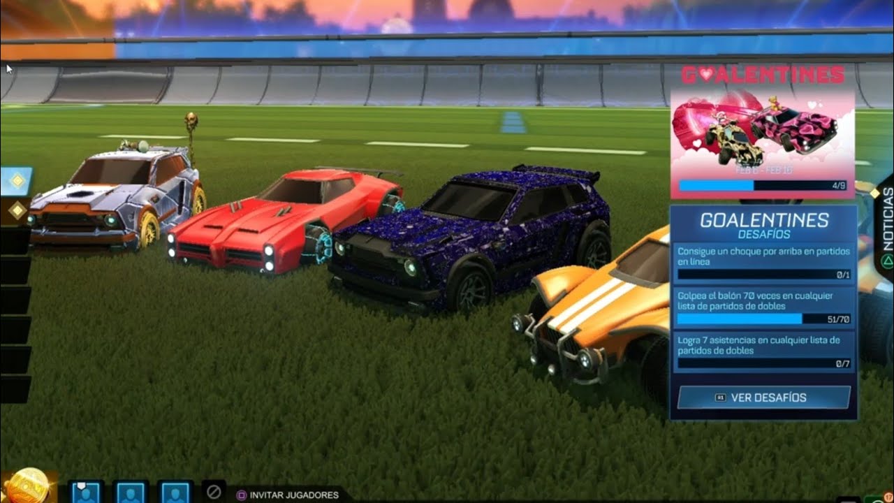 CAOS 4VS4 CON AMIGOS! Jugando Rocket League parte 12 @Alenox16