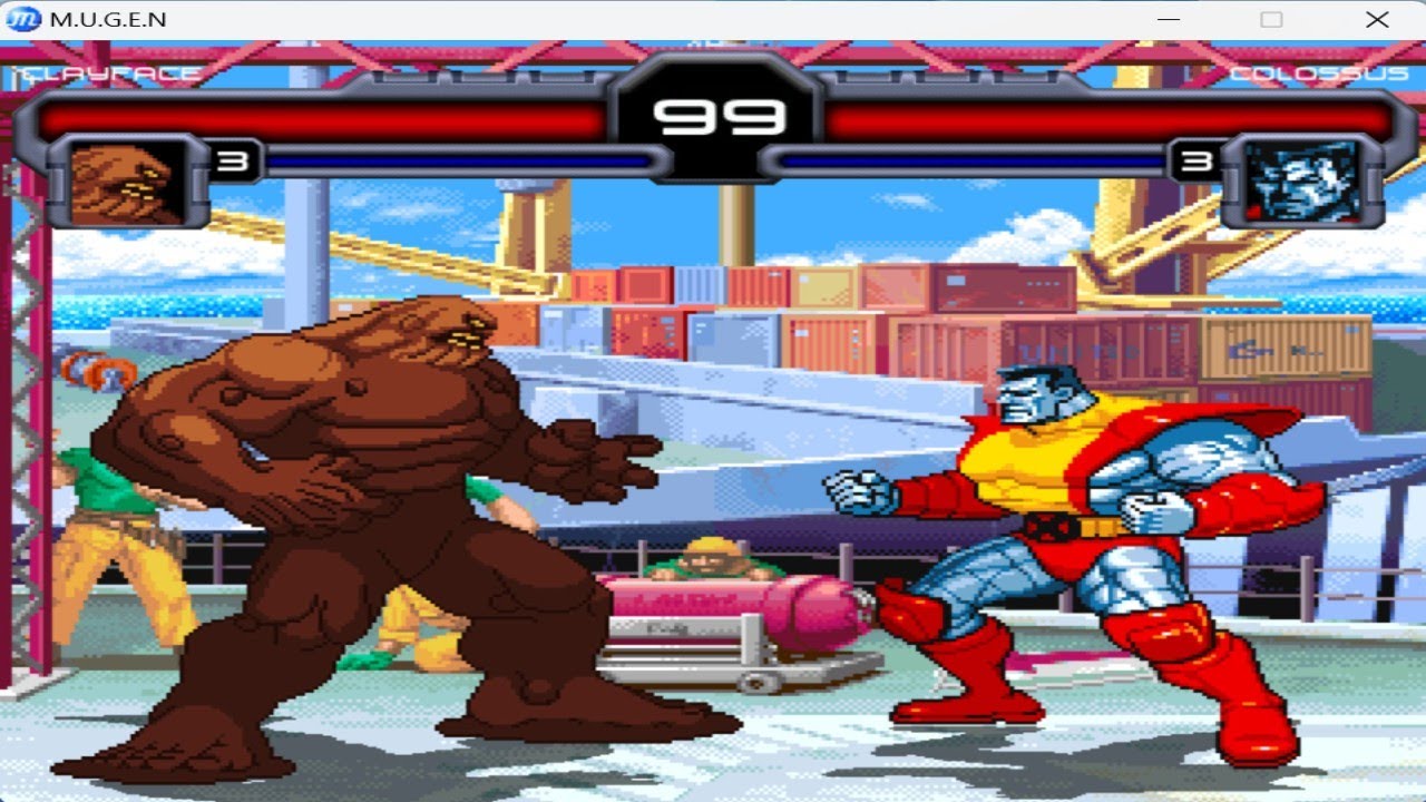 Clayface vs Colossus BIG BOYS FIGHT😤DC Universe vs Marvel Mugen games Comics Battle Tribute