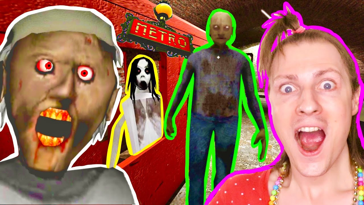 GRANNY CHAPITRE 3 : JE PRENDS LE MÉTRO DANS LA CAVE DES GRANDS-PARENTS PSYCHOPATHES ! Nadège Candle