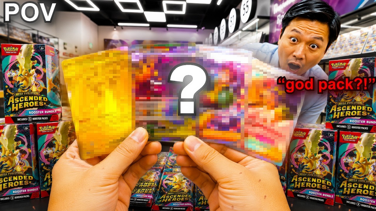 Открываю все наборы Ascended Heroes, пока не вытащу God Pack